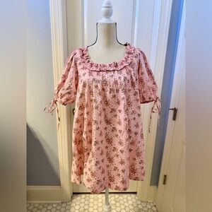 Damson Madder Jemima Ruffle Mini Dress - 10